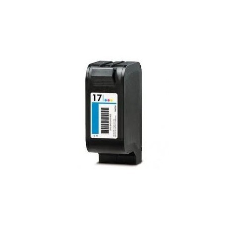 Cartucho de tinta compatible con HP C6625A Tricolor N17 36ml