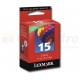 Tinta compatible LEXMARK LE Nº15 Z2300, Z2310, Z2320, X2600, X2630, X2650 COLOR