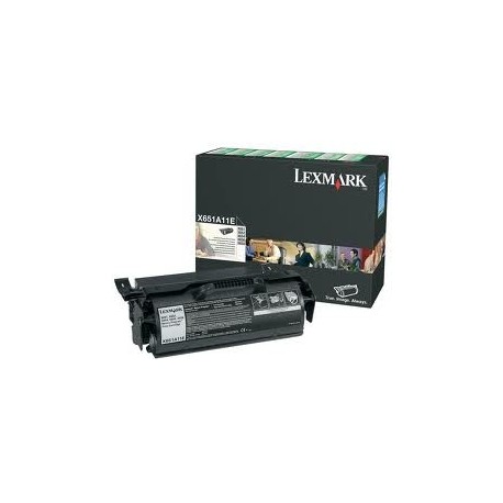 Toner compatible Lexmark X651A11E