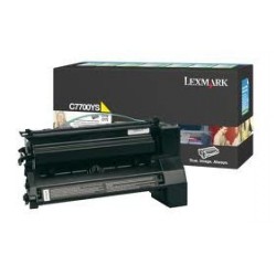 Toner compatible Lexmark C7700YS Amarillo 6.000 PG