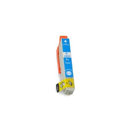 CARTUCHO COMPATIBLE EPSON T2435 (24XL) CYAN LIGHT CALIDAD PREMIUM 11ML