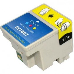 Cartucho de tinta compatible con Epson T067040 Tricolor