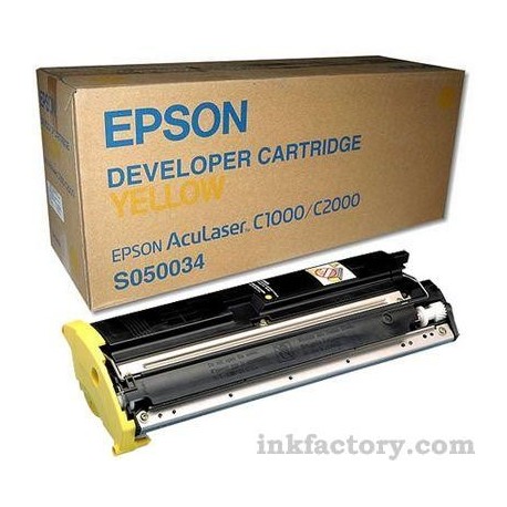 Cartucho de toner compatible con Epson S050034 Yellow 6.000 Paginas