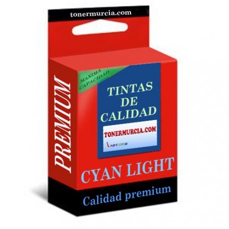 CARTUCHO DE TINTA COMPATIBLE PIGMENTADA HP 70 CYAN LIGHT PREMIUM 130ML