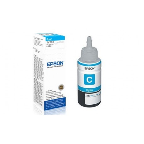 Bote Epson T6732 de tinta de color cyan