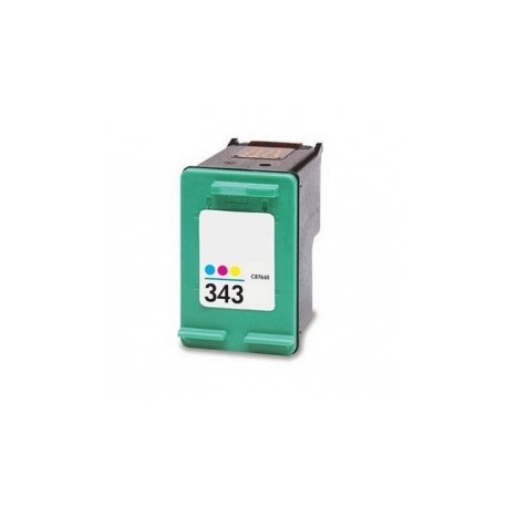 Cartucho de tinta remanufacturada con HP C8766E Tricolor Nº 343 21ml