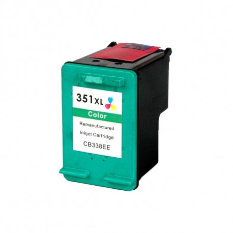 Cartucho de tinta compatible con HPCB338E Tricolor N351XL