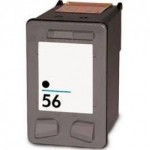 Cartucho de tinta compatible con HP C6656A Black N56
