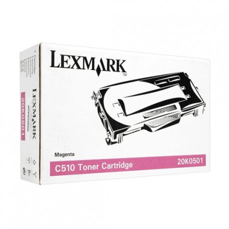 Cartucho de toner compatible con Lexmark 20K0501 Magenta (3.000 pag.)