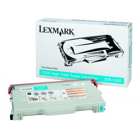 Cartucho de toner compatible con Lexmark 20K1400 Cyan (6.600 pag.)