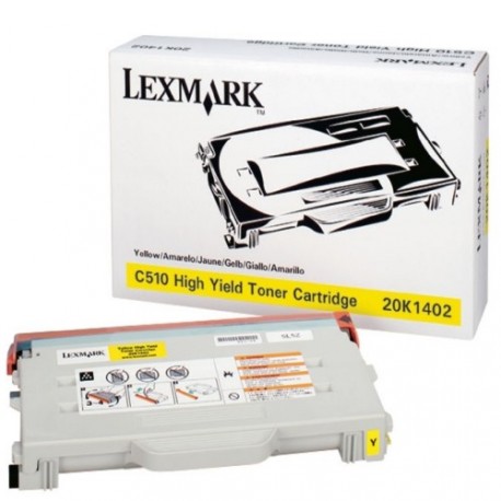 Cartucho de toner compatible con Lexmark 20K1402 Yellow (6.600 pag.)