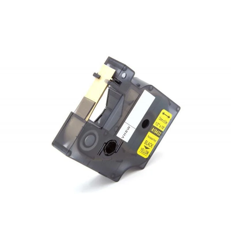 CINTA COMPATIBLE DYMO S0718450 BLACK-YELLOW