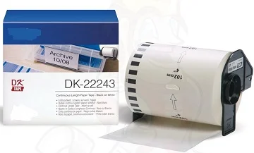 CINTA COMPATIBLE BROTHER DK22243 BLANCO