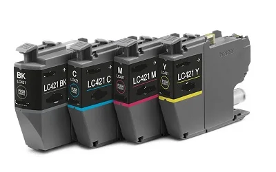 CARTUCHO TINTA COMPATIBLE BROTHER LC421XL AMARILLO
