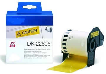 CINTA COMPATIBLE BROTHER DK22606 AMARILLO